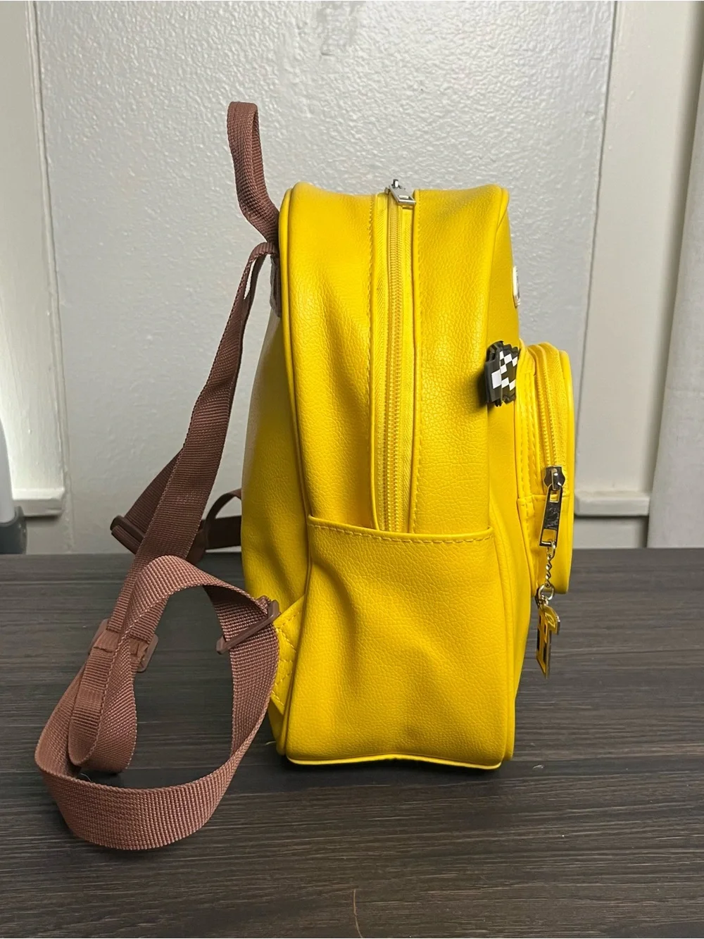 Buzz Into Adventure: Iconic Minecraft Bee Mini Backpack for Gamers & Fans